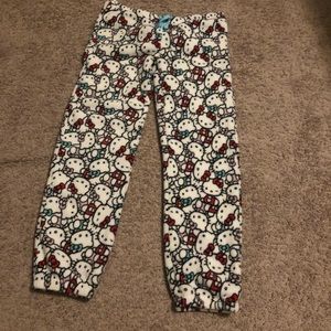 Hello kitty fleece pants brand new without tag